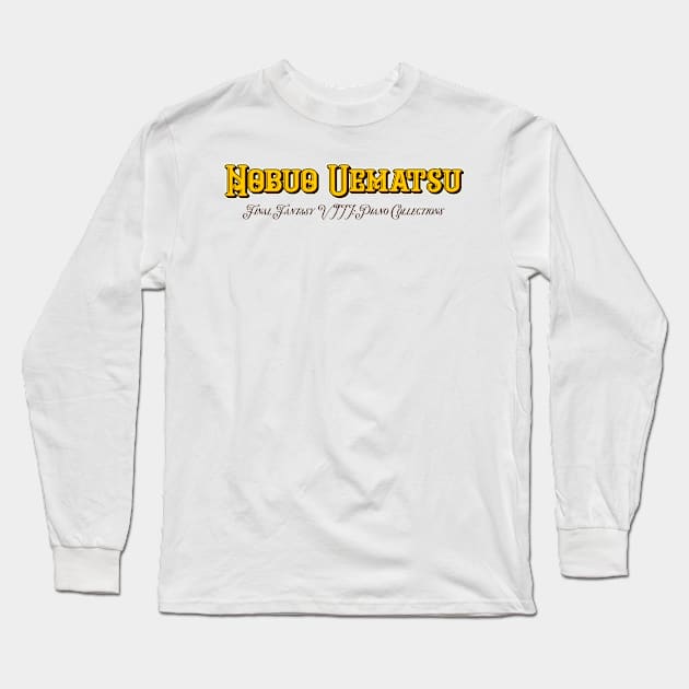 Nobuo Uematsu Final Fantasy VIII: Piano Collections Long Sleeve T-Shirt by Delix_shop